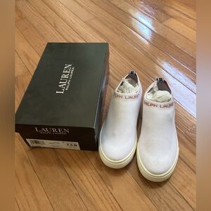 Ralph Lauren Jordyn Slip-On Sneakers. Size 7.5